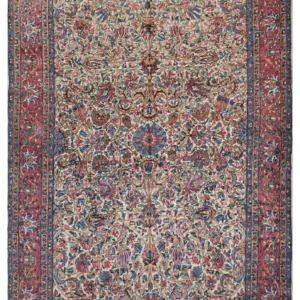 Persia Kerman – Size: 9×12; Content: Organic Wool Pile; Origin: Persia